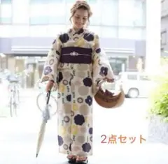 utatane 浴衣.帯 2点セット