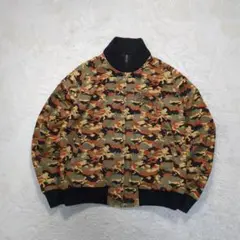 ✨リバーシブル！L✨PUMA ナイロンジャケット カモフラ 黒