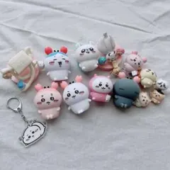 ちいかわ フィギュア　ソフビ　アクリルチャーム　14個セット