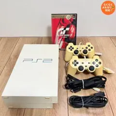 PS2 本体 SCPH-55000 未分解 動作品 純正コントローラー2個付