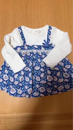 センスオブワンダー 花柄長袖カットソー 80cm