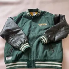 VISION STREET WEAR スタジャン Lサイズ グリーン/ブラック