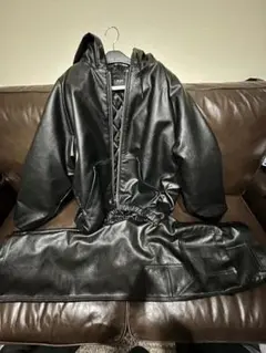 レザージャケット huf