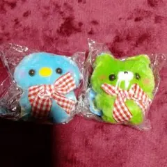 すくっとたっちさん　しゅわしゅわ　ぬいぐるみ　キーホルダー　ガチャ　くま　ひよこ