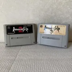 TS66 SFC ロマンシングサガ2＆3セット 動作未確認 カセット スクウェア