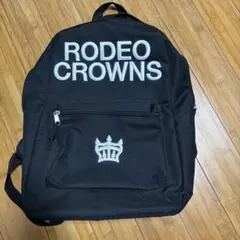 RODEO CROWNS バックパック ブラック 刺繍ロゴのサムネイル