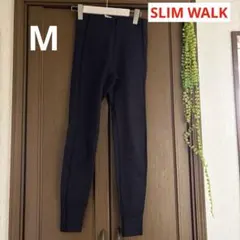 SLIM WALK レギンス　ブラック着圧 美脚ケア スキニールームウェア M