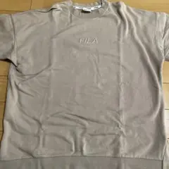 FILA ベージュ クルーネック トレーナー
