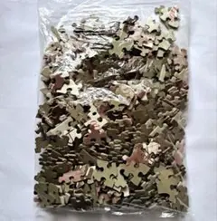 ジグソーパズル ピース 緑系 茶系