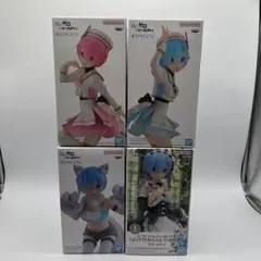 Re:ゼロから始める異世界生活 フィギュア 2種セット - メルカリ