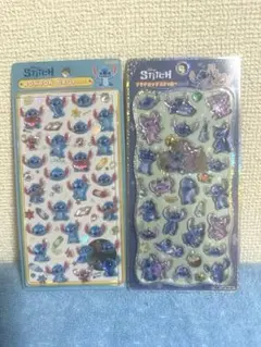 ［正規品］スティッチ ボンボンドロップシール プチドロップステッカー 2枚セット