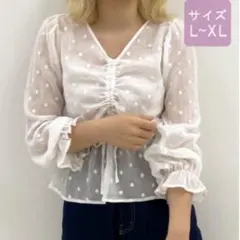 apresjour 花柄刺繍ブラウスのサムネイル