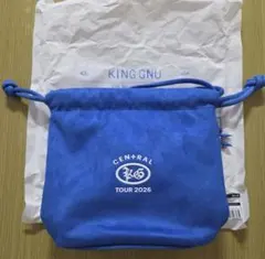 King Gnu キングヌー　ポーチ　KG KINCHAKU POUCH ブルーのサムネイル