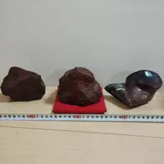 期間限定値下げ【希少】佐渡産　赤玉石　台座付き　約6kg 佐渡赤玉石(木製台座付き)