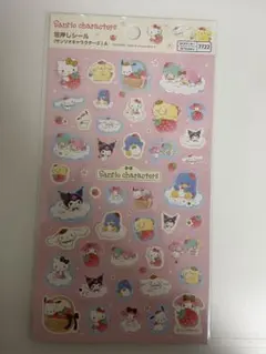 サンリオキャラクターズ箔押しシール