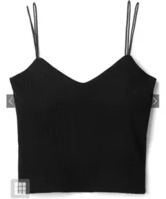 グレイル キャミソール 黒 背中あき