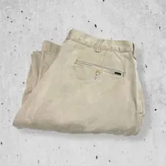 POLOポロラルフローレンチノパンベージュクラシックフィット極太ワイド36/32