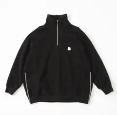 Eve harapeco HalfZip Sweat- ブラック(Lサイズ)のサムネイル