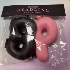 BLACKPINK ソウルコン DEADLINE クッション キーリング ① BLACKPINK ソウルコン MD DEADLINE クッションキーリング - メルカリ