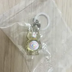 ケアベア　クリアマスコットチャーム　スパークルハートベア