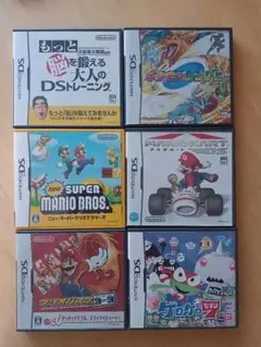 ニンテンドーDS ソフト6本セット 全て説明書付き