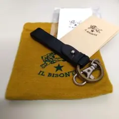 イルビソンテ IL BISONTE レザー キーリング