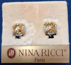 NINA RICCI イヤリング ゴールドカラー