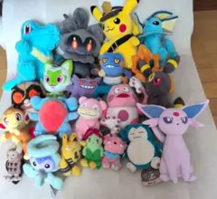 ポケットモンスター　ぬいぐるみ　おまとめ売り　21体セット