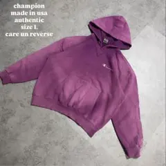 90s Champion USA製 フェードスウェットパーカー