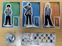 くら寿司　ヒロアカ　アクリルスタンド 3体+ オリジナル缶バッジ 1種　セット