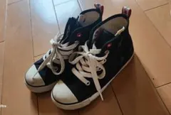 CONVERSE ブラック ハイカットスニーカー 18cm