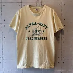 【ALPHA INDUSTRIES】シービー／ミリタリーTシャツ／アメカジ／古着のサムネイル