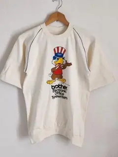 80a90s LAオリンピック 半袖スウェット五分袖 brother企業五輪