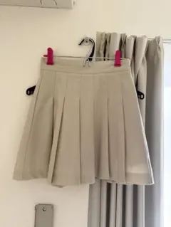 [WEGO]プリーツスカート オフホワイト