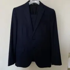 SATO TAILOR ネイビー ビジネススーツ夏用