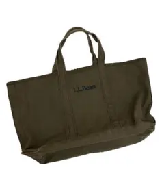 ヴィンテージ L.L.Bean グローサリートート　オリーブ　カーキ　緑