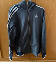 adidas デニム風ジャージセットアップ上 Mサイズ下Lサイズ