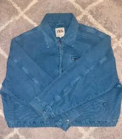 ZARA デニムジャケット　ライトブルー