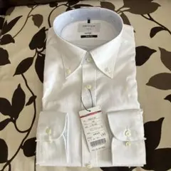 新品　ORIHICA スリムフィット ホワイトシャツ L