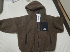 ブラウンフード付きジャケット 120