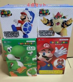 スーパーマリオ　ビッグアクションフィギュア　コレクションフィギュア　４点セット