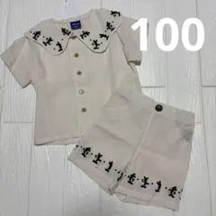 【新品タグ付き】ディズニーセットアップ　ミッキーセットアップ　　100㎝