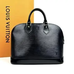 美品 ルイヴィトン エピ アルマPM ハンドバッグ M52142 レザー 黒