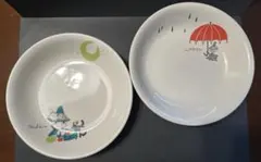 ムーミン　陶器皿 2枚セット