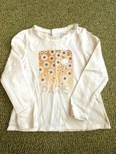 美品　obaibi プリントカットソー　36m 98cm