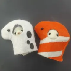 シルバニアファミリー キラキラくじ F賞 ニシキアナゴ チンアナゴ　２体セット