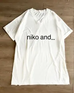 ニコアンド　半袖チュニック　半袖ロングシャツのサムネイル