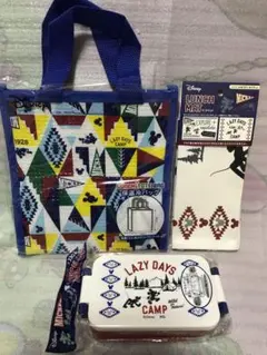 ディズニー　ミッキーマウス　ランチバッグ　ランチボックス　ランチクロス　セット