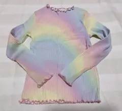 H&M レインボーカラー 長袖カットソー 키즈