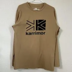karrimor カリマー Tシャツ ロンT Bigロゴ ベージュ 長袖 Mのサムネイル
